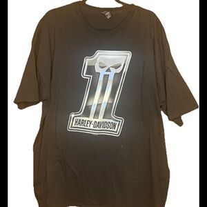 Harley-Davidson Black Graphic T-Shirt for Men